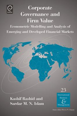 Libro Corporate Governance And Firm Value: Econometric Mo...