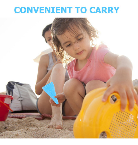 Juego De 5 Cucharas De Playa Para Niños Con Forma De Cono De