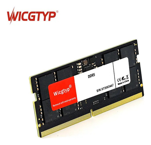 Memoria Ram Wicgtyp 16gb Ddr5 5200mhz Sodimm Notebook