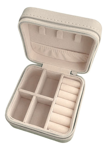 Estuche Organizador Joyas Cuadrado 10cm Joyero Aros