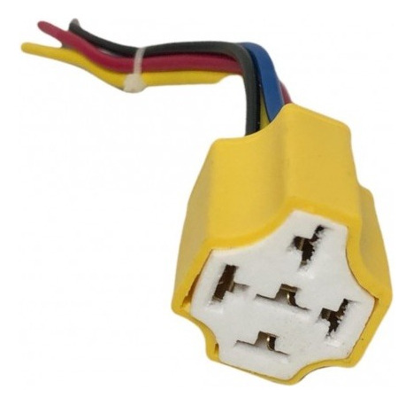 Conector Enchufe Socate Ceramica Relay 5 Pata