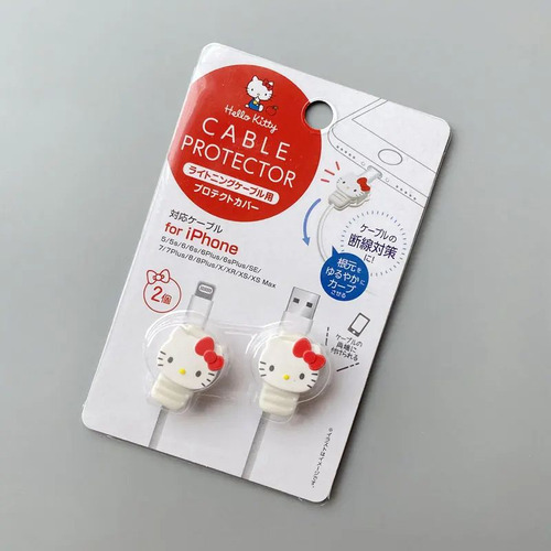 Funda Protectora De Cable Hello Kitty Sanrio Antirotura