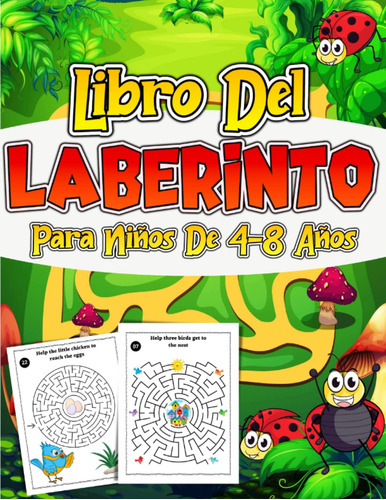 Libro:  Libro Del Laberinto Para Niños De 4-8 Años  Español