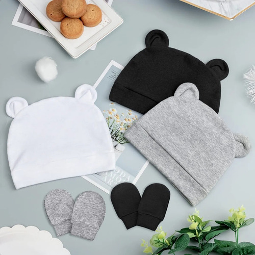 Bebé Gorro Y Guantes For Bebé Recién Nacido Bebé Beanie