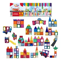 Comprar Magnetix La Ciudad Edicion Completa X 194 Bloques Piezas Magneticas Y Revistas Clarin Juegos Figuras Para Armar Juguetes Didacticos Construccion Formas Cuadrado Rectagulo Triangulo