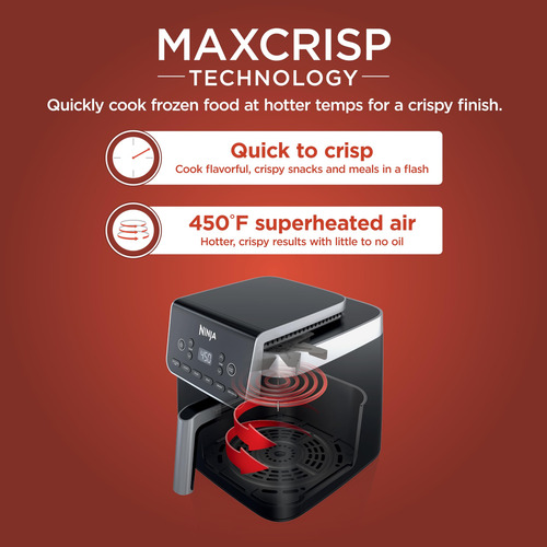 Fritadeira Air Fryer Ninja Air Fryer Pro Xl 6,5 L 6 Em 1 Cin