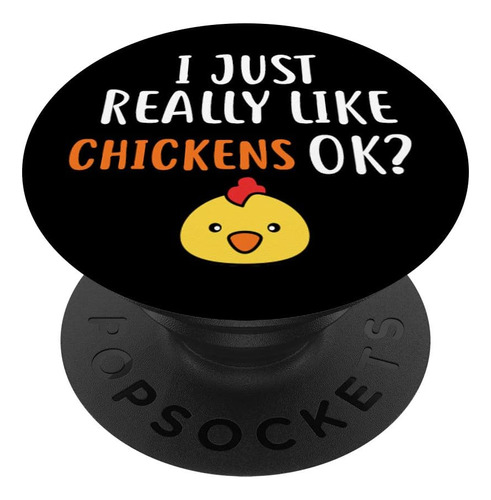 Regalo De Cabeza De Pollo Con Forma De Popsockets Para Tele