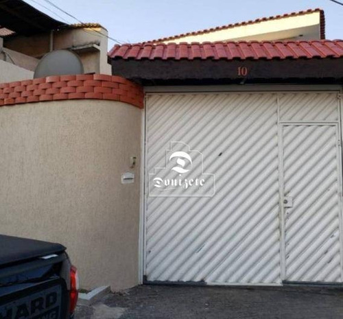 Sobrado Com 4 Dormitórios À Venda, 178 M² Por R$ 650.000,00 - Jardim Do Estádio - Santo André/sp - So3570