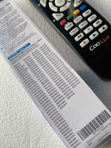 Control Remoto Para Samsung Lcd/led Tv/vcr/dvd/stb