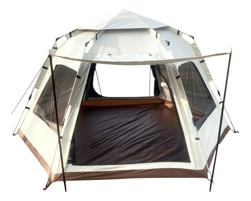 Carpa Automática Hexagonal Para 6 Personas 240x280x160