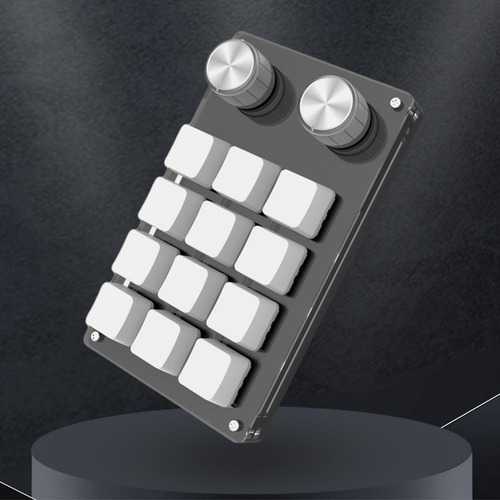 Mini Teclado De 12 Teclas Con, Teclas Programables, 2