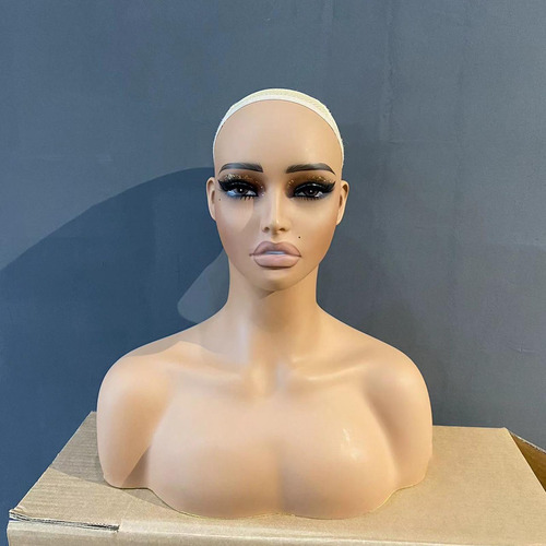 Cabeza De Maniquí Femenina, Soporte De Exhibición,