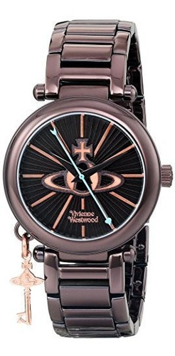 Vivienne Westwood Vv006kbr Mujer Kensington Ii Reloj Analogi