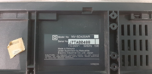 Video Grabadora Vhs Panasonic, Oportunidad!!!