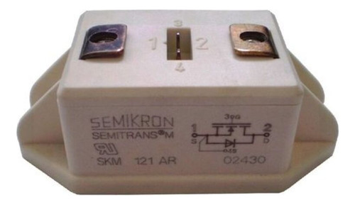 Skm 121 Ar 130 Amp 200 V Modulo De Potencia Mosfet Semikron