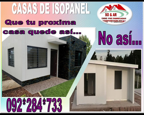 Casas De Isopanel Transportables A Todo El País