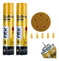 Comprar Kit 2 Refil Gás Butano Para Maçarico Isqueiro 300ml Lata