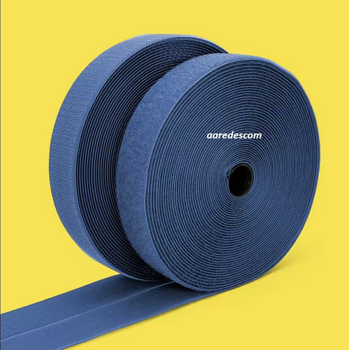 Rollo Cinta Velcro 5m Organizador Cables, Es Mas Ancho 20mm