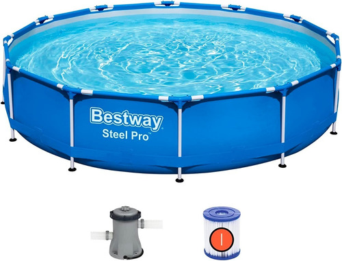 Imagen 2 de 9 de Pileta Estructural Bestway 56681 Capacidad 6473 Litros 3.66m