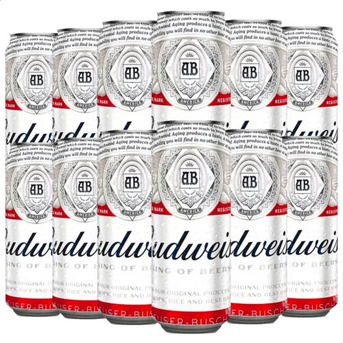 Cerveza Budweiser American Adjunct Lager 01almacen Pack X12