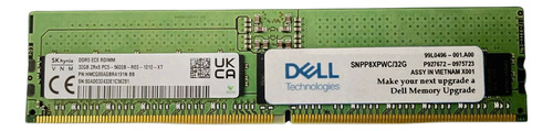 R18 Memoria Ram 32gb Ddr5 Snpp8xpwc Dell Xr7620 Xr8610t