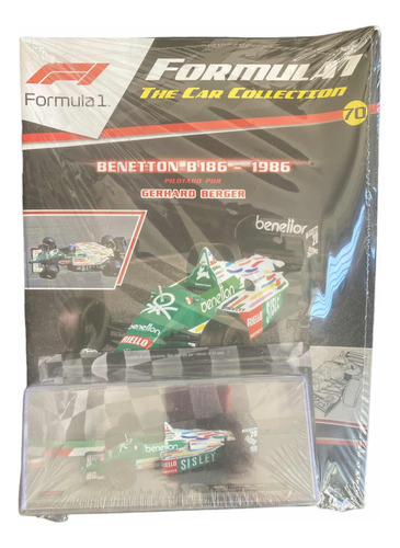 Colección Fórmula 1-benetton B186- Gerhard Berger Y Revista