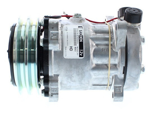 Compresor Sd7h15 2a 12v 132mm Tapa Cb (oe) 4643 Sanden