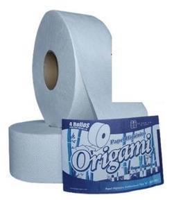 Papel Higienico Industrial 9  Origami 200mt X4rollos