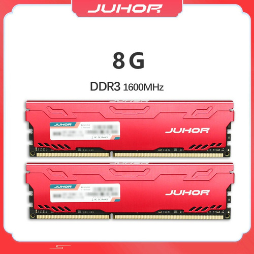 Memoria Ram 16gb(2x8g)ddr3-1600 Juhor Disipador Para Desktop