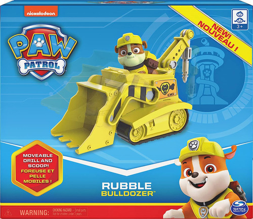 Paw Patrol, Destroza Un Vehículo Excavador Con Una F Colecci