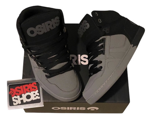 Tenis Osiris Nyc 83 Black Gray