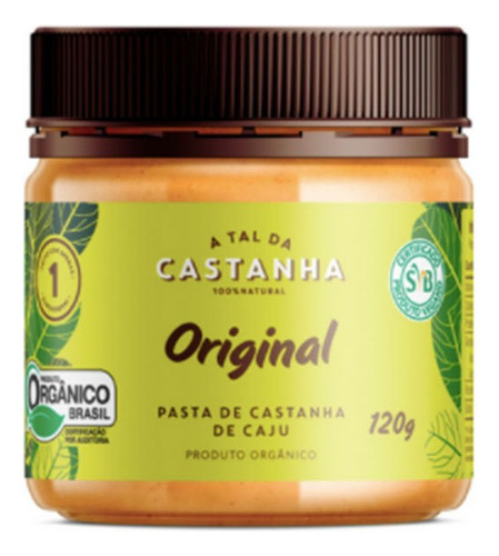 Pasta De Castanha De Caju Orgânica 120g - A Tal Da Castanha