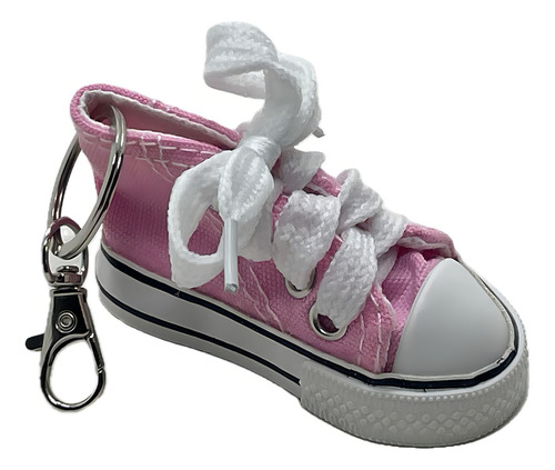 Chaveiro Pink Rosinha + Gancho Tênnis All Star Rosa Converse Cor Verde