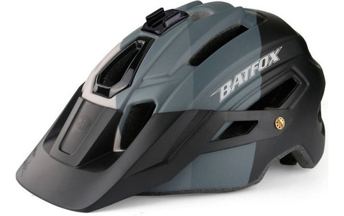 Casco De Bicicleta Batfox Con Luz Trasera Led De Seguridad