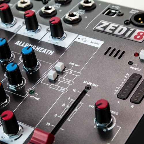 Imagen 7 de 7 de Consola Analogica Allen & Heath Zedi-8