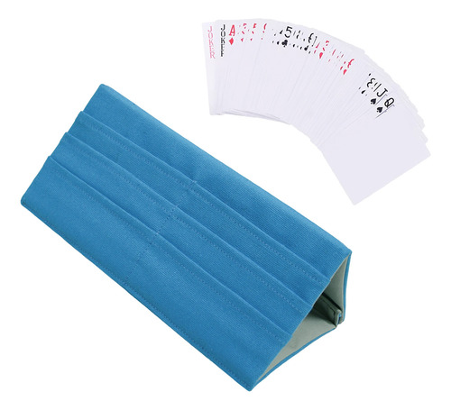 Tarjetero Plegable Para Jugar Al Póquer, De Poliéster, Canas