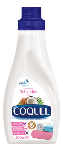 Sabão líquido Coquel Coco Roupas Delicadas frasco 500 ml