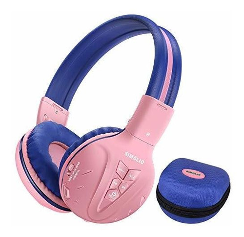 Simolio Bluetooth Niños Auriculares De Volumen Kppr5