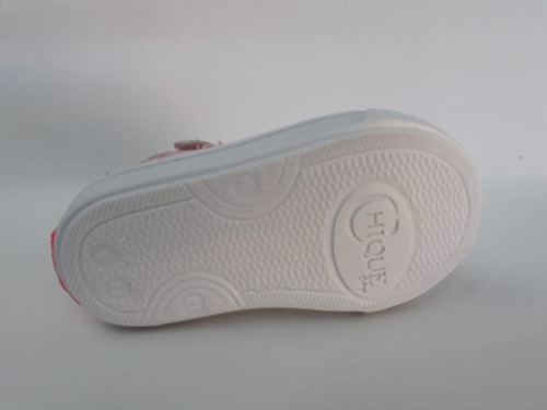 Tênis Bota Infantil Chique Top Lona Rosa Menina Bordado
