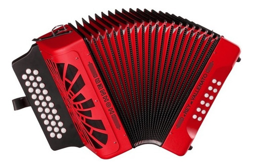 Hohner Acordeon Diatonico Rey Vallenato 31 Teclas 12 Bajos