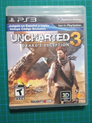 Juego De Ps3 Uncharted 3 - Drake's Deception 