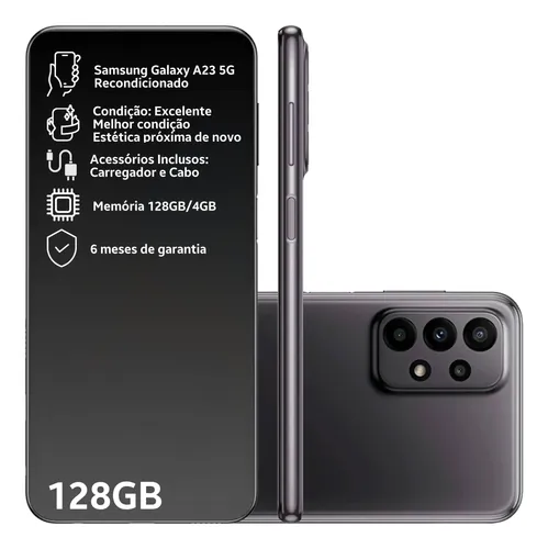 Samsung Galaxy A23 5g 128gb Câm.50mp Bat.5000mah - Excelente