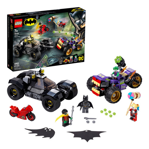 Lego Dc Batman Joker's Trike Chase 76159 Con Minifiguras De