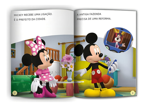 Aprendendo A Ler Nivel 1 - Mickey - Um Dia Na Fazenda, De Culturama. Editorial Culturuma Em Português