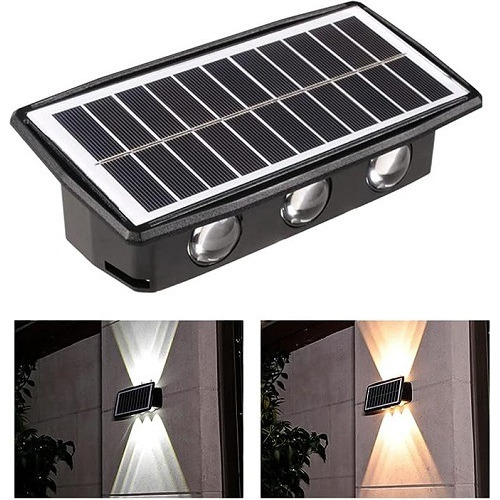 Lámpara De Pared Led Solar Lampara De Exterior