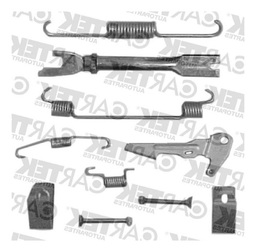 Kit Freno De Tambor Chevrolet Tracker 2001-2002 Tras Ctk