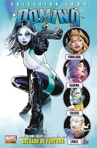 Colecc. 100% Marvel Domino 02 - Soldado De Fortuna, De Gail Simone. Editorial Panini En Español