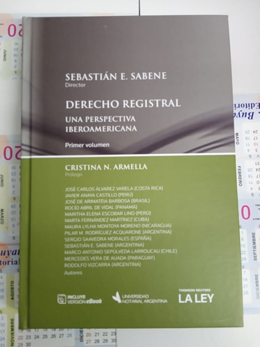 Derecho Registral Una Perspectiva Iberoamericana Volumen 1
