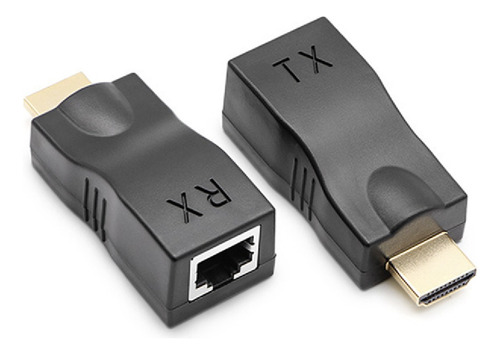 Extensor Hdmi A Hdmi Hasta 30m Para Cable Cat6 Rj45 1080p