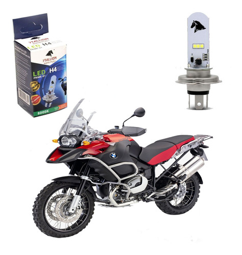 Lampada H4 Led Stallion Prime 8000k Bmw 1200 Gs 2009